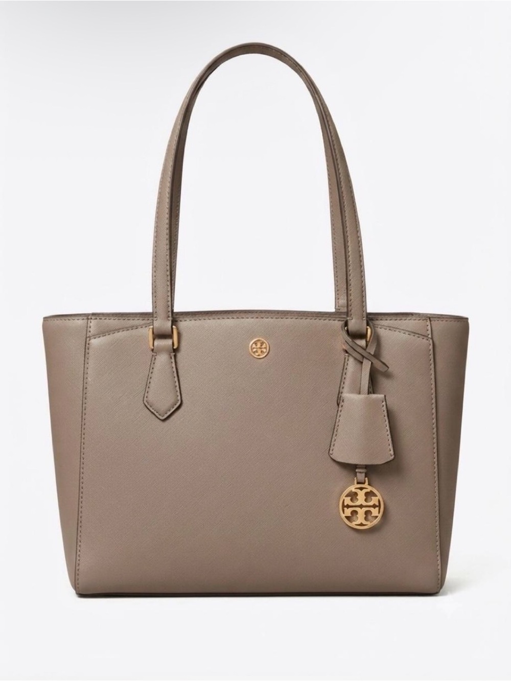 Tory Burch Olive Green Leather Tote - Picture 1 of 6